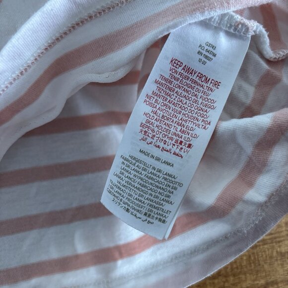 Mini Boden Appliqué Shirt Striped Ballerinas Short Sleeve Preppy 2-3 Years - Picture 8 of 13